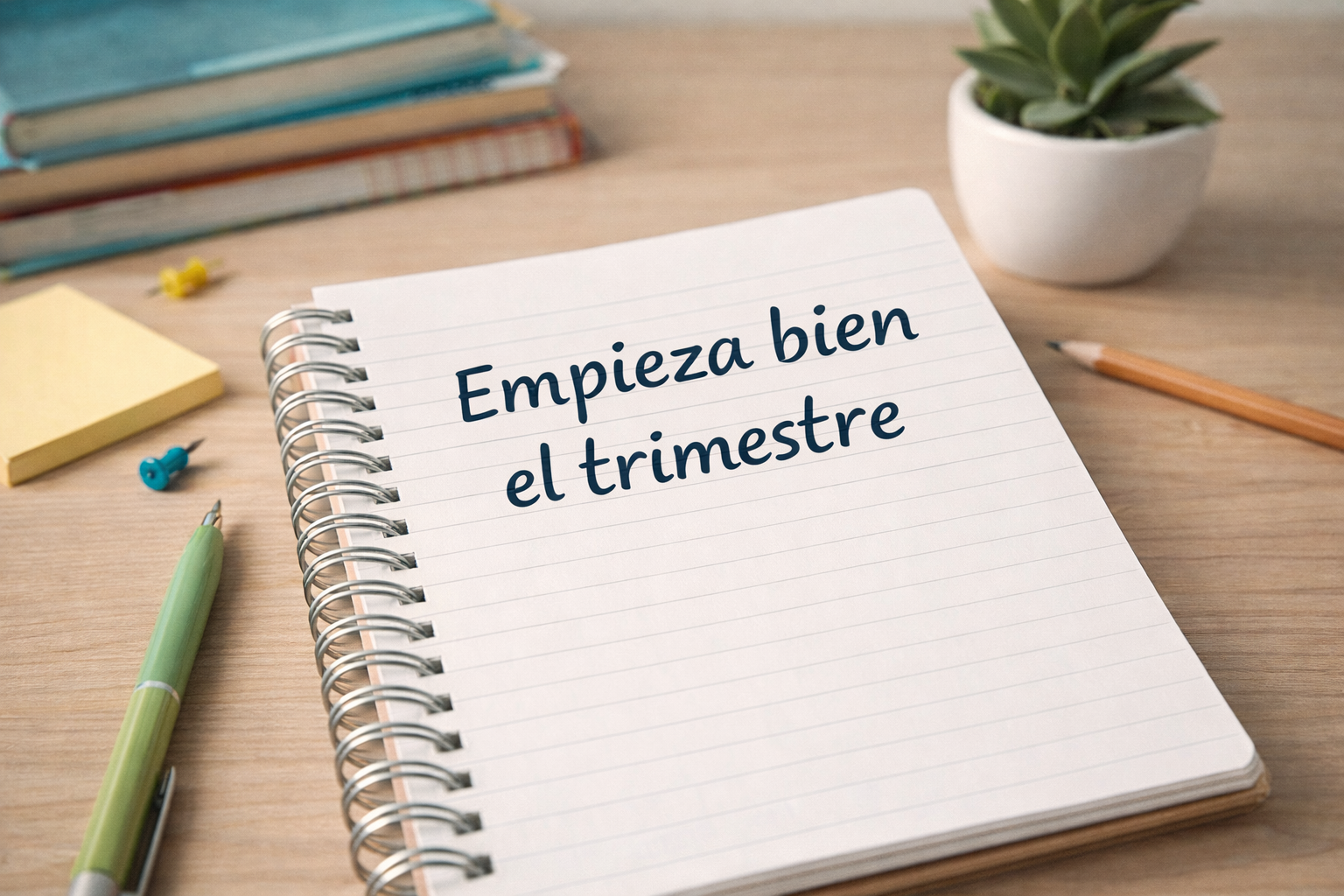 Alumno estudiando con calendario escolar La Rioja 2025-2026 en Villamediana y Logroño